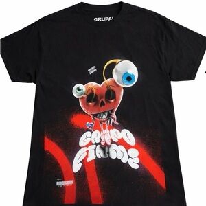 Grupo Firme 2024 La Última Peda Tour Shirt XL Graffiti Heart Official VIP Merch!